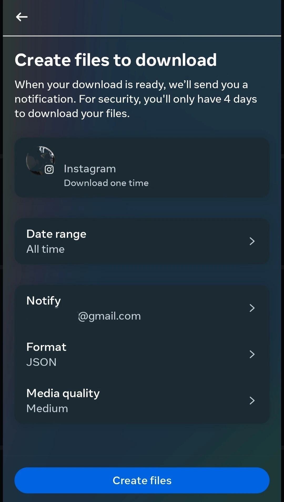 Step 9: Date range: All time